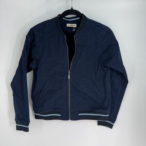 Callidae The Team Varsity Front Zip Up Long Sleeve Full Length Jacket